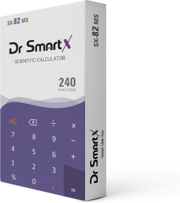 Dr SmartX SX-82 MSD 240 Functions and 2-Line Display Scientific Calculator Scientific  Calculator(12 Digit)