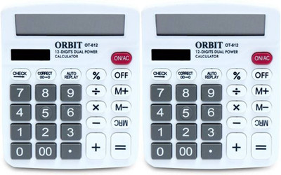 Villy orbit ot 612 check correct white basic calculator orbit ot 612 check correct white basic calculator Basic  Calculator(12 Digit)