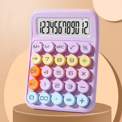 SYGA 12-Digit Candy Calculator – Fun, Colorful & Ideal for Students or Office Basic  Calculator(12 Digit)