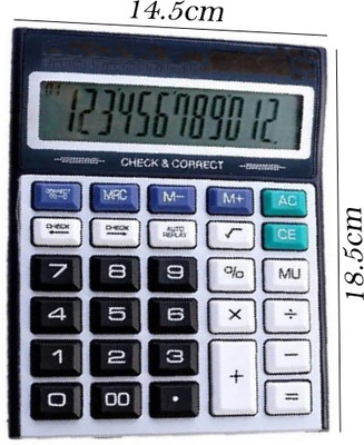 CTO New Duel power electrenic big button size calculator CT 912 Financial  Calculator(12 Digit)