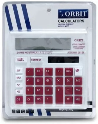 Uratech Orbit OT-512 WTC Electronics Basic  Calculator(12 Digit)