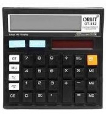 Imegaz Large Display Orbit Calculator OT-512 Black Color Basic  Calculator(12 Digit)