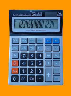 DARKWAVE Check and Correct Desktop Calculator Basic Calulator-16 CT 912ND Bsic/Business Calculator 14 Digit Big Calculator-006 Basic  Calculator(14 Digit)