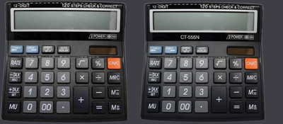 Hench HN-555N Basic Calculator_N161 Desktop Calculator_N161 Financial  Calculator(12 Digit)