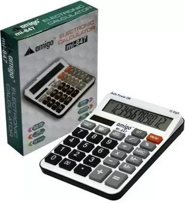 Uratech AMIGO 847 Basic Calculator with New Design Basic  Calculator(12 Digit)