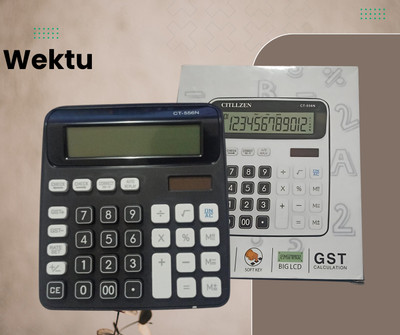 WEKTU BBC047 DigitPro 12/Big LCD/Soft Key/12Digits/47 Basic  Calculator(12 Digit)