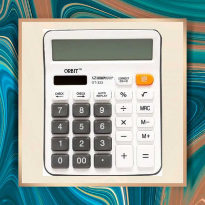 Alpha tech Elegant Orbit Calculator Classy Design Ultra Clear Screen Basic  Calculator(12 Digit)