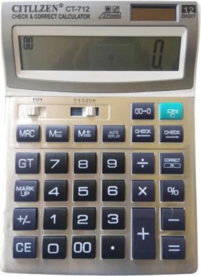 PW PENCILWALA CT-712 BASIC SMART CALCULATOR With Large Display Basic  Calculator(12 Digit)