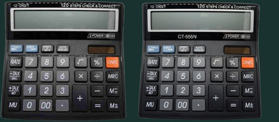 Hench HN-555N Basic Calculator_N268 Desktop Calculator_N268 Financial  Calculator(12 Digit)