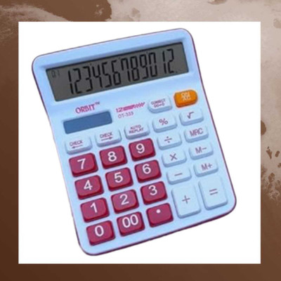 Alpha tech Orbit Innovation Series Aesthetic Calculator 12 Digit Basic  Calculator(12 Digit)