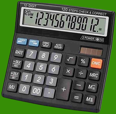 Hench HN-555N Best Basic Calculator_H444 Desktop Calculator_444 Financial  Calculator(12 Digit)