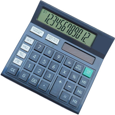 UFG CT-512 Digit Dual Power Calculator with GT Function, 120 Step Check Basic  Calculator(12 Digit)