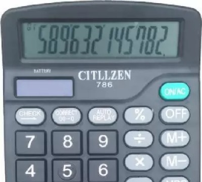 Hench CT-786 CITLLZEN CALCULATOR BIG DISPLAY 112 STEP Financial  Calculator(12 Digit)