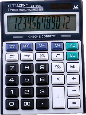 Zadinga 912VII Desktop 912VII Desktop Basic  Calculator(12 Digit)
