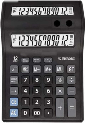 Uratech Gltzen Standard Function Business calculator , Dual Screen with Pen Holder CT-2000 Financial  Calculator(12 Digit)