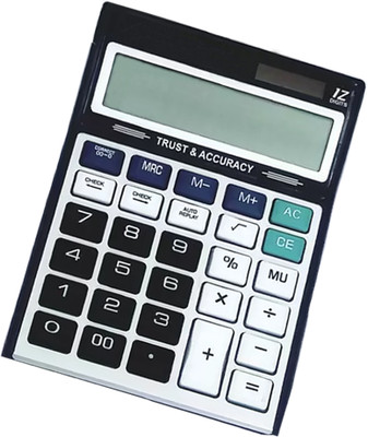 HBFM Big Display Basic Calculator Solar & Battery Check & Correct CT-912VII Financial  Calculator(12 Digit)