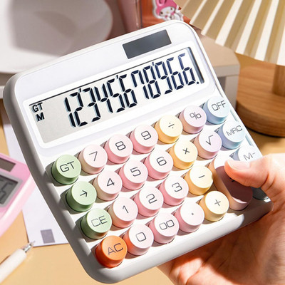 PORMONO Solar Powered Battery Powered Calculator Solar Powered Battery Powered Calculator Basic  Calculator(16 Digit)