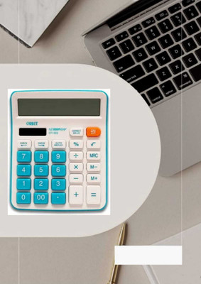 Alpha tech Orbit 12-Digit Desktop Calculator with Large LCD Display Basic  Calculator(12 Digit)