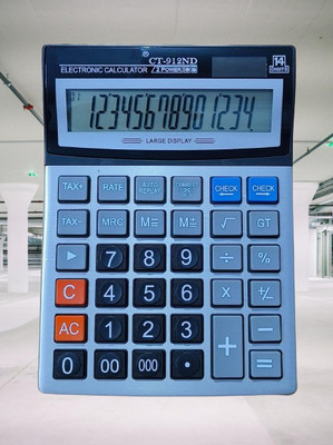 DARKWAVE Check and Correct Desktop Calculator Basic Calulator-81 CT 912ND Bsic/Business Calculator 14 Digit Big Calculator-071 Basic  Calculator(14 Digit)