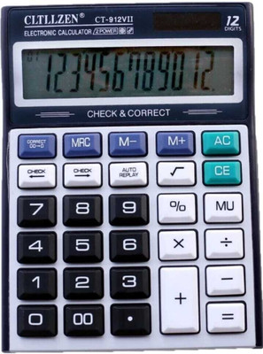 Justakeit 12-Digit Display- 912VII Desktop Basic Calculator Basic  Calculator(12 Digit)