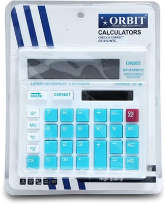 Shagun Stores ORBIT Basic Calculator (12 Digit OT-512WTC Basic Calculator (12 Digit) OT-512WTC Basic  Calculator(12 Digit)