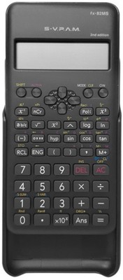 Crostal New black scientific calculator for home and school also fx 82 ms Scientific  Calculator(14 Digit)