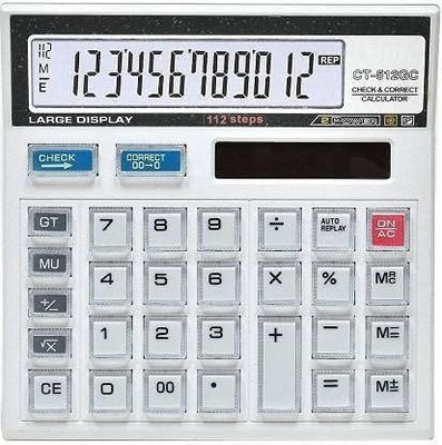 hirva fashion CT-512 WHITE CT-512 Basic  Calculator(12 Digit)