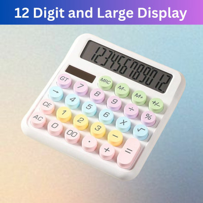 Guggu Desktop Calculator, 12-Digit Large LCD and Large Buttons for Office, Homes
R223 Basic  Calculator(12 Digit)
