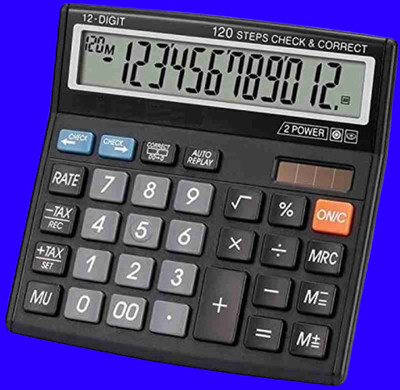 Hench HN-555N Best Basic Calculator_H475 Desktop Calculator_475 Financial  Calculator(12 Digit)