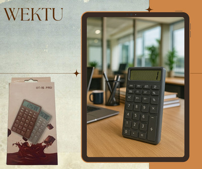 WEKTU CSMALL/45 Premium 12-Digit Desktop Calculator – 120 Steps Check & GST Function/45 Basic  Calculator(12 Digit)