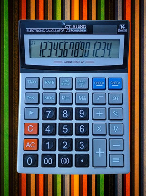 DARKWAVE Check and Correct Desktop Calculator Basic Calulator-48 CT 912ND Bsic/Business Calculator 14 Digit Big Calculator-038 Basic  Calculator(14 Digit)