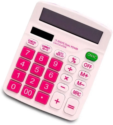 ORBIT Pro New Best Dual Power Basic Calculator For Student Home Office Shop Use Basic  Calculator(12 Digit)