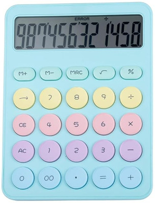 Amulakh Design Calculator with Retro Round 12 Digit Lcd Display Mechanical Desktop for Slim Button EasyPress Mechanical Switch Office Supplies for Home Office Supplies Basic Calculator(12 Digit) Amulakh Design Calculator with Retro Round 12 Digit Lcd Display Mechanical Desktop for Slim Button EasyPress Mechanical Switch Office Supplies for Home Office Supplies Basic Calculator(12 Digit)
