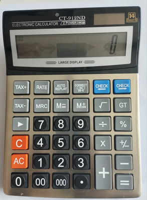kubastore CT-912ND CT-912ND Basic & Financial Calculator (14 Digit) Financial  Calculator(14 Digit)