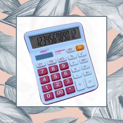 Alpha tech Villy Orbit Calculator Premium Look Elegant & Functional Basic  Calculator(12 Digit)