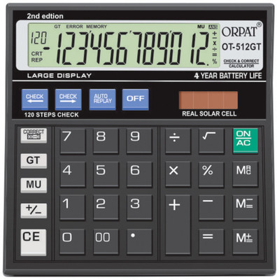 ORPAT OT - 512 gt calaculatot GT Basic  Calculator(12 Digit)