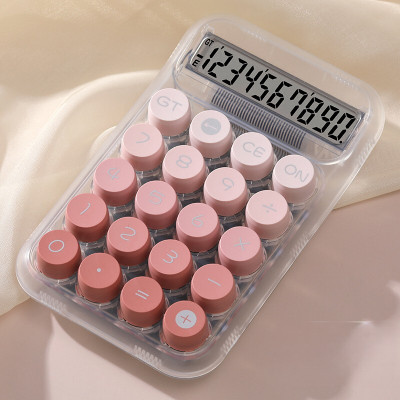 SYGA 10-Digit Transparent Calculator – Cute Cube Style for Office & Student Use Basic  Calculator(10 Digit)