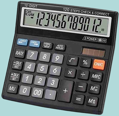 Hench HN-555N Best Basic Calculator_H11 Desktop Calculator_11 Financial  Calculator(12 Digit)