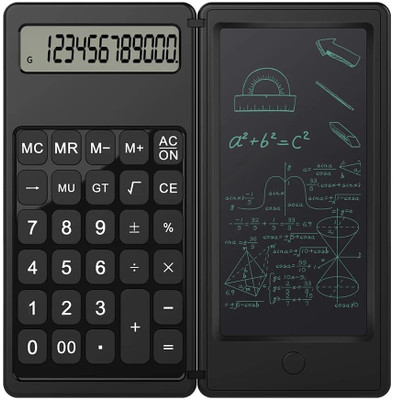 SPIRITUAL HOUSE Calculator with Notepad, Blue Light-Free 2-in-1 Calculator with 6-Inch CALCULATOR WITH Basic Calculator (12 Digit) Basic  Calculator(12 Digit)