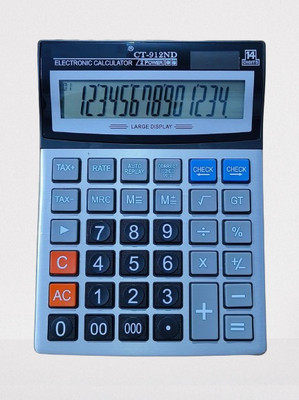 DARKWAVE Check and Correct Desktop Calculator Basic Calulator-144 CT 912ND Bsic/Business Calculator 14 Digit Big Calculator-134 Basic  Calculator(14 Digit)