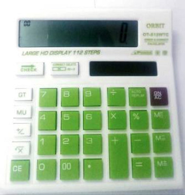 cookxon ORBIT OT - 512WTC Basic Calculator (12 Digit) OT-512WTC Financial  Calculator(12 Digit)