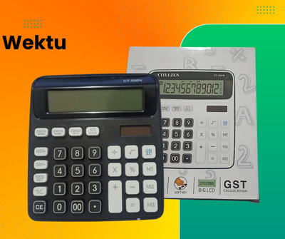WEKTU BBC006 DigitPro 12/Big LCD/Soft Key/12Digits/06 Basic  Calculator(12 Digit)
