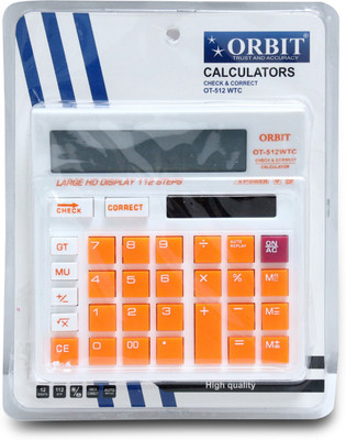 Uratech Orbit OT-512 WTC Electronics Basic  Calculator(12 Digit)