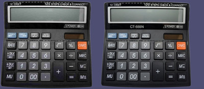 Hench HN-555N Basic Calculator_N248 Desktop Calculator_N248 Financial  Calculator(12 Digit)