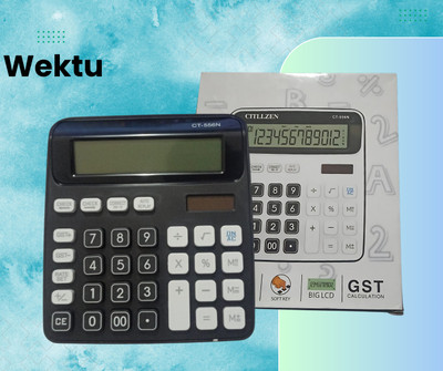 WEKTU BBC044 DigitPro 12/Big LCD/Soft Key/12Digits/44 Basic  Calculator(12 Digit)