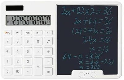 SHARNGA JV14 Ruffpad Calc 2 2-in-1 Calculator & LCD Writing Pad with 14.4 cm Writing Area Scientific  Calculator(14 Digit)