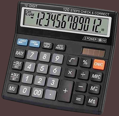Hench HN-555N Best Basic Calculator_H154 Desktop Calculator_154 Financial  Calculator(12 Digit)