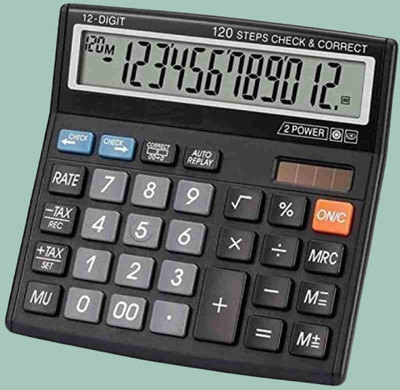 Hench HN-555N Best Basic Calculator_H04 Desktop Calculator_04 Financial  Calculator(12 Digit)