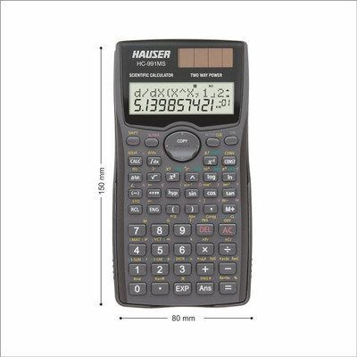HAUSER HC-991 MS | Data Editor, Statistics & Standard Deviations HC-991 MS Scientific  Calculator(12 Digit)