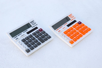 PW PENCILWALA Orbit OT-512 Multicolor 12-Digit (Any 1 Colour) Large LCD Display Big Sensitive Button Dual Power Desktop Basic  Calculator(12 Digit)
